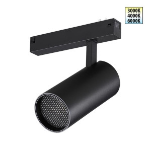 Трековый светодиодный светильник с переключателем цветовой темперетуры Novotech Port Vector 359960