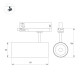 Трековый трехфазный светильник Arlight LGD-GERA-TRUECOLOR-4TR-R55-10W Warm3000 CRI98 (Белый, 55 deg, 230V) (IP20 Металл) 059883