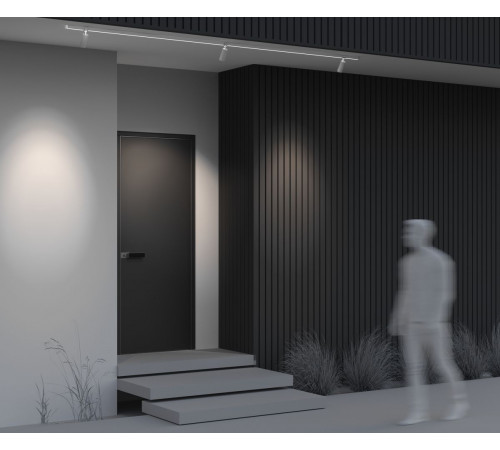 Уличный трековый светильник Maytoni Focus Led Elasity O-TR01-1-S-16WW3K