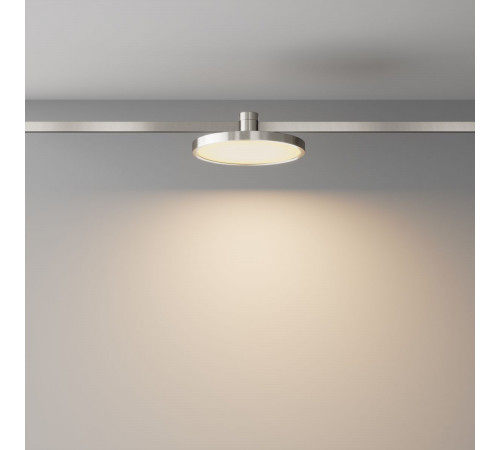 Трековый магнитный светильник Maytoni Technical Plato Flarity TR153-1-10W3K-PT Трековый магнитный светильник Maytoni Technical Plato Flarity TR153-1-10W3K-PT