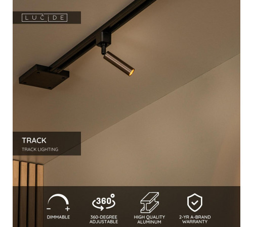 Трековый однофазный светильник Lucide Track 09961/01/97