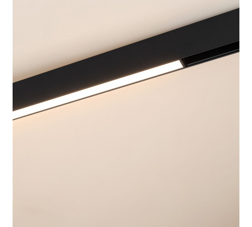 Трековый магнитный светильник Arlight MAG-ORIENT-FLAT-L235-8W Warm3000 (BK, 100 deg, 48V, DALI) (IP20 Металл) 033824(1)