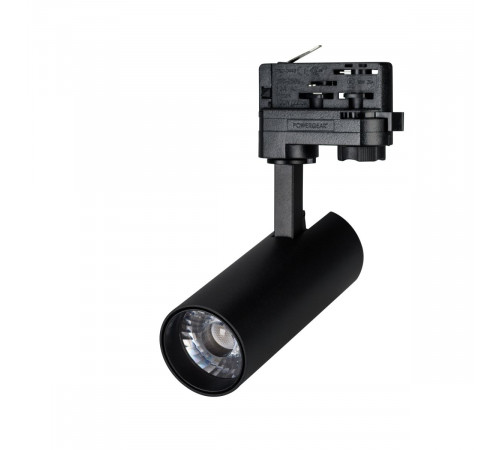 Трековый трехфазный светильник Arlight LGD-GERA-O-TRUECOLOR-4TR-R55-10W Warm3000 CRI98 (BK, 24 deg, 230V) (IP20 Металл) 061431