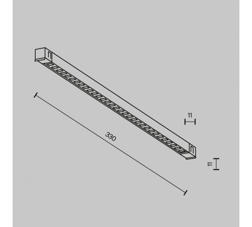 Трековый магнитный светильник Maytoni Technical Points Exility X TR241-2-6W3K-B