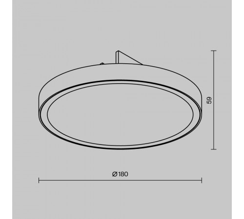 Уличный трековый светильник Maytoni Zone IP Elasity IP O-TR01-1-F-18WB3K