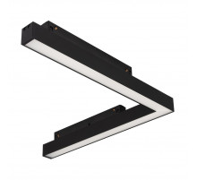 Трековый магнитный светильник Arlight MAG-ORIENT-FLAT-ANGLE-L295-18W Warm2700 (BK, 100 deg, 48V) (IP20 Металл) 060733