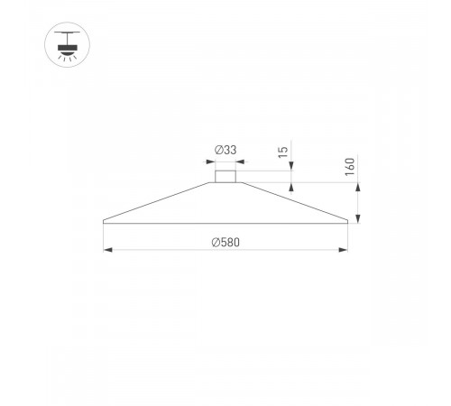 Трековый светильник Arlight ART-INBELT-WOK-R580-20W Day4000-MIX (BK, 110 deg, 48V, DALI) 051190 Трековый светильник Arlight ART-INBELT-WOK-R580-20W Day4000-MIX (BK, 110 deg, 48V, DALI) 051190