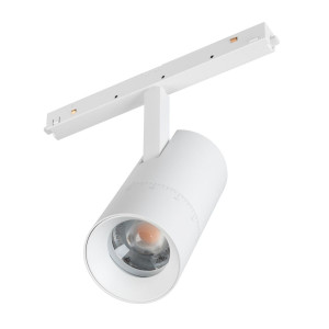 Трековый магнитный светильник Arlight MAG-ORIENT-SPOT-ZOOM-R65-15W Warm3000 (Белый, 20-60 deg, 48V, DALI) (IP20 Металл) 048665(1)