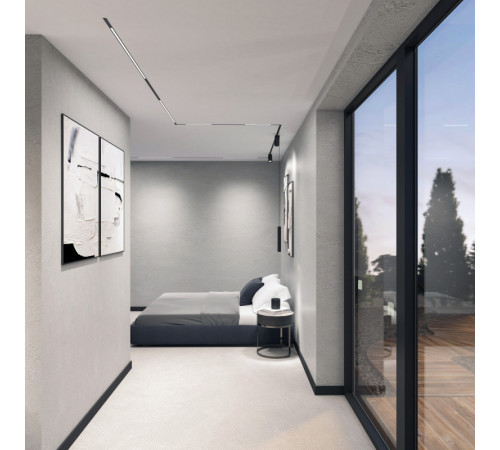 Трековый светильник Denkirs SMART SLIM LINEAR DK8402-BK
