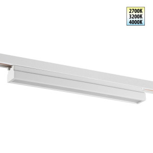 Трековый однофазный трехжильный светильник с переключателем цветовой температуры Novotech Port Iter 359790