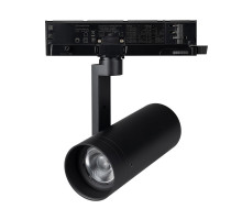 Трековый трехфазный светильник Arlight LGD-ARTIFACT-4TR-R65-18W Warm3000 (Черный, 20 deg, DIM, 230V) (IP20 Металл) 066615