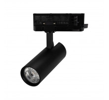 Трековый трехфазный светильник Arlight LGD-GERA-TRUECOLOR-4TR-R55-10W Warm3000 CRI98 (Черный, 55 deg, 230V) (IP20 Металл) 059898