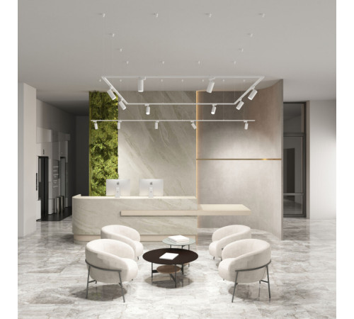 Трековый однофазный светильник Denkirs Solid Koper DK6454-WH Трековый однофазный светильник Denkirs Solid Koper DK6454-WH