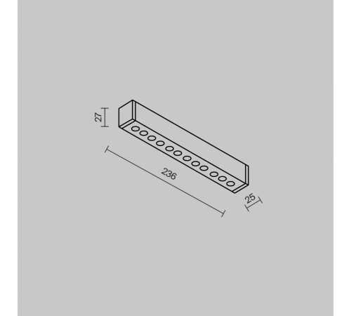 Трековый магнитный светильник Maytoni Technical Points Radity TR082-4-12WTW-M-B