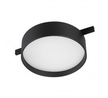 Трековый магнитный светильник Arlight MAG-MICROCOSM-RONDO-R113-12W Warm2700 (BK, 100 deg, 24V) 055471