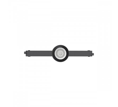 Трековый магнитный светильник Arlight MAG-ORIENT-SPOT-HANG-R45-12W Warm3000 (Черный, 24 deg, 48V, DALI) (IP20 Металл) 035714(1)