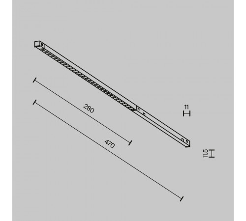 Трековый магнитный светильник Maytoni Technical Points Exility X TR241-4-6WTW-DD2-B