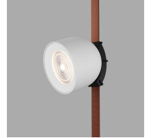 Трековый однофазный светильник Denkirs Belty spot DK5640-WH+BK
