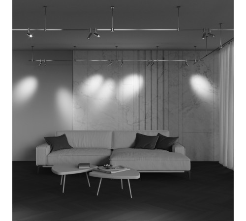 Трековый магнитный светильник Maytoni FOCUS LED TR144-1-12W3K-W-BS Трековый магнитный светильник Maytoni FOCUS LED TR144-1-12W3K-W-BS