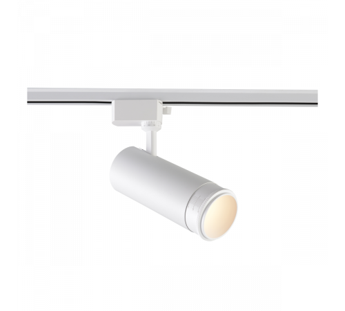Трековый однофазный светильник Crystal Lux CLT 0.31 021 WH 3CCT ZOOM