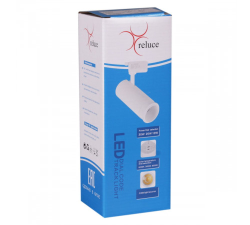 Трековый однофазный светильник Reluce 06650-9.3-LED10/20/30W CCT WT Трековый однофазный светильник Reluce 06650-9.3-LED10/20/30W CCT WT