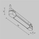 Трековый трехфазный светильник Maytoni Technical Basis TR196-3-10W2.7K-W(N)