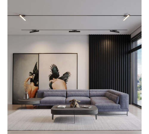 Трековый однофазный светильник с переключателем цв. температуры Novotech Port Stratus 359779