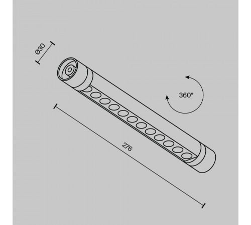 Модульный светильник Maytoni Points C149CL-L300-6W3K-B Модульный светильник Maytoni Points C149CL-L300-6W3K-B