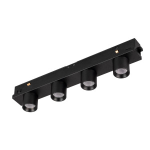 Трековый магнитный светильник Arlight MAG-ORIENT-KRATER-L195-12W Warm3000 (Черный, 25 deg, 48V) (IP20 Металл) 035582(1)