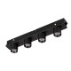 Трековый магнитный светильник Arlight MAG-ORIENT-KRATER-L195-12W Warm3000 (Черный, 25 deg, 48V) (IP20 Металл) 035582(1)