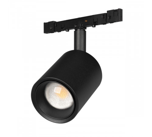 Трековый магнитный светильник Arlight MAG-MICROCOSM-SPOT-ZOOM-R47-9W Warm3000 (BK, 15-55 deg, 24V) (IP20 Металл) 051769