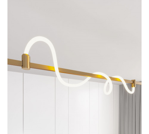 Трековый светильник Arlight ART-APRIORI-TUBE-ELASTIC-R38-L1000-12W Warm3000 (Золото, 360 deg, 48V) (IP20 Металл) 049281(1)