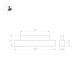 Трековый магнитный светильник Arlight MAG-ORIENT-FLAT-L350-12W Warm3000 (BK, 100 deg, 48V, DALI) 056154