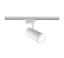 Трековый однофазный светильник Crystal Lux CLT 0.31 021 WH 3CCT ZOOM