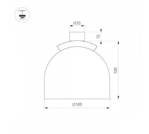 Трековый светильник Arlight ART-INBELT-CUP-R100-8W Day4000-MIX (BK, 90 deg, 48V, DALI) 051177 Трековый светильник Arlight ART-INBELT-CUP-R100-8W Day4000-MIX (BK, 90 deg, 48V, DALI) 051177