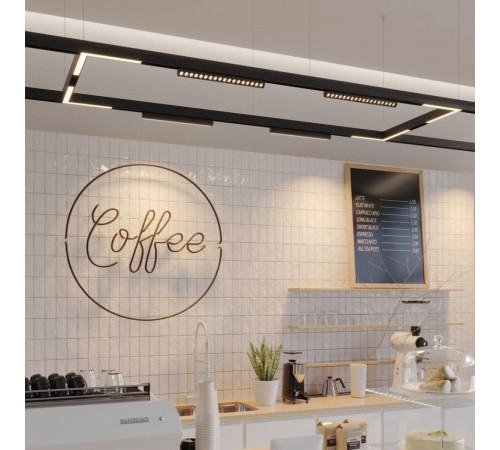 Трековый светодиодный светильник с переключателем цветовой темперетуры Novotech Port Vector 359950