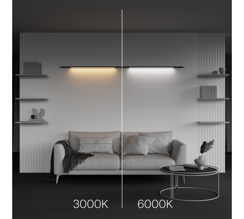 Трековый светильник Maytoni Basis C100CL-L1000-24W3-6K-B Трековый светильник Maytoni Basis C100CL-L1000-24W3-6K-B