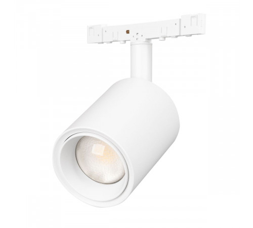 Трековый магнитный светильник Arlight MAG-MICROCOSM-SPOT-ZOOM-R47-9W Warm3000 (WH, 15-55 deg, 24V) (IP20 Металл) 051807