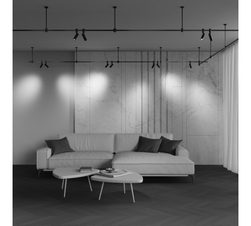 Трековый магнитный светильник Maytoni FOCUS LED TR144-1-12W3K-W-B Трековый магнитный светильник Maytoni FOCUS LED TR144-1-12W3K-W-B