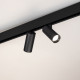 Трековый магнитный светильник Arlight MAG-ORIENT-SPOT-R45-12W Day4000 (Черный, 36 deg, 48V) (IP20 Металл) 050133(1)