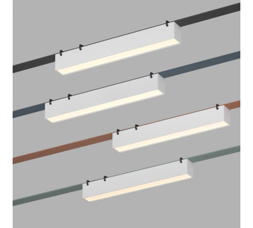 Трековый однофазный светильник Denkirs Belty linear DK5674-WH Трековый однофазный светильник Denkirs Belty linear DK5674-WH