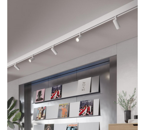 Трековый светильник с переключ. цв. темпер. Novotech Shino Flum 359679