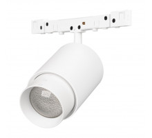 Трековый магнитный светильник Arlight MAG-MICROCOSM-SPOT-ZOOM-R38-5W Day4000 (WH, 10-55 deg, 24V) (IP20 Металл) 051806