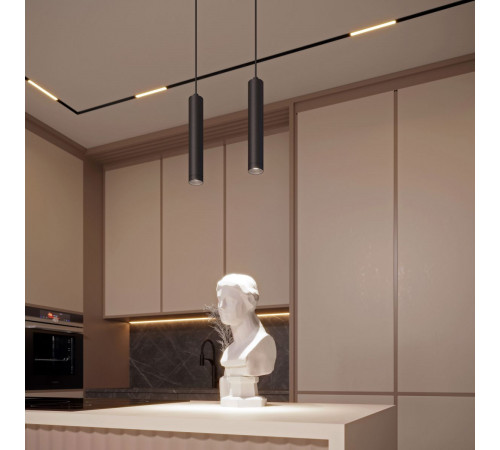 Трековый магнитный светильник Arlight MAG-ORIENT-FLAT-L690-24W Day4000 (BK, 100 deg, 48V, DALI) (IP20 Металл) 035568(1)