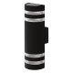 Уличный настенный светильник Uniel UL-00012917 UUL-S16A 2x60W/E27 IP65 BLACK