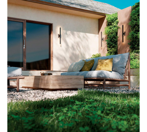 Уличный настенный светильник Kichler KL-NOCAR-L-BK