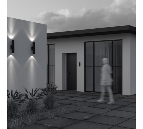 Уличный настенный светильник Maytoni Shim O514WL-L30B3K1