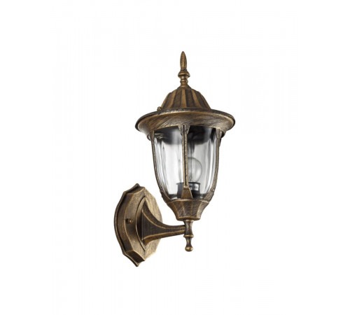 Уличный настенный светильник ЭРА Галатея GBW-105-BR-0380 230В Е27 IP54 бронза вверх Б0071484