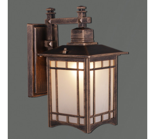 Уличный настенный светильник Reluce 08245-0.2-001U BKG