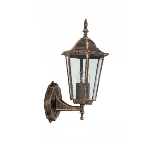 Уличный настенный светильник ЭРА Веледа GBW-104-BR-0360 230В Е27 IP54 бронза вверх Б0071478